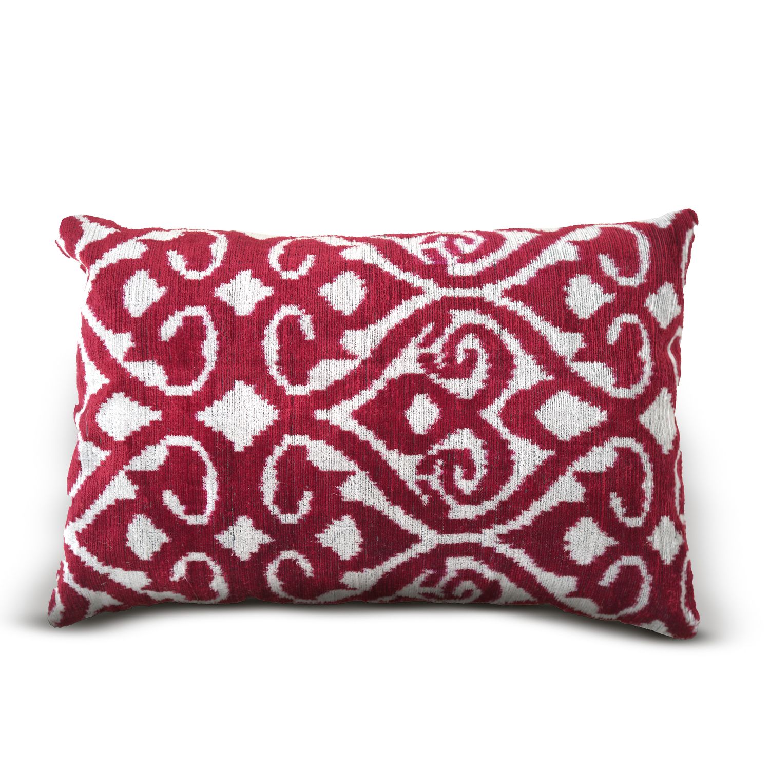 Uzbek Ikat Fabrics of Natural Silk Velvet