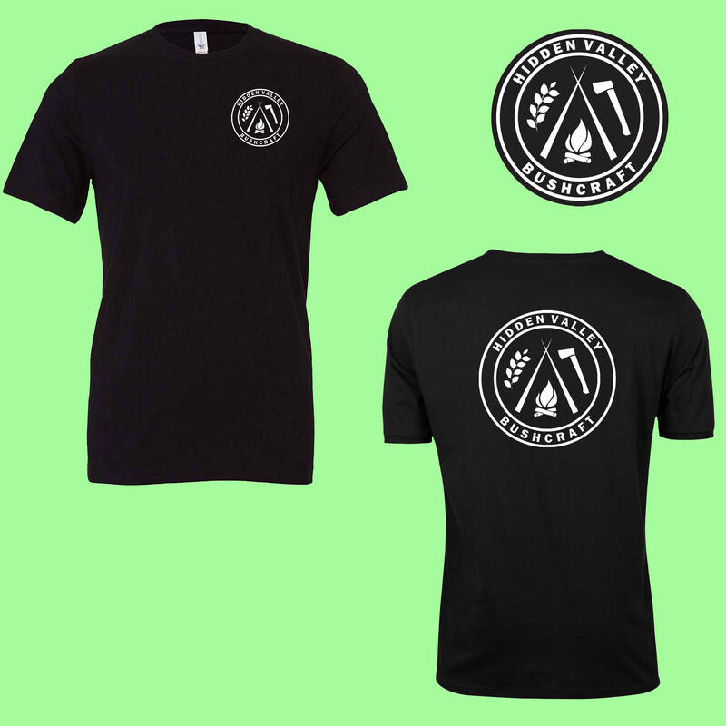 Tshirt Hidden Valley Bushcraft logo