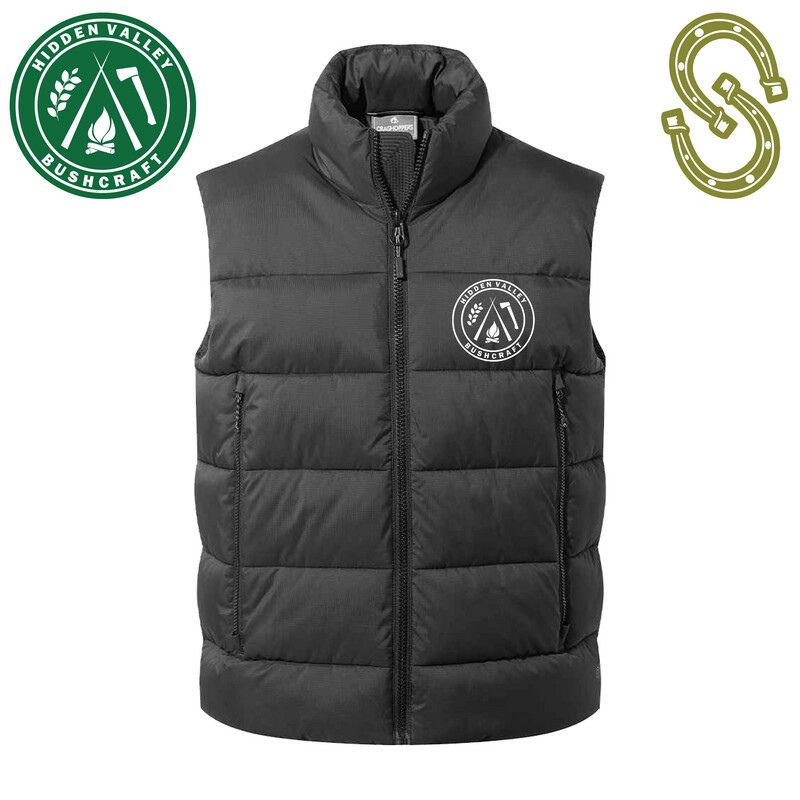 Black HVB embroidered Craghoppers Gilet