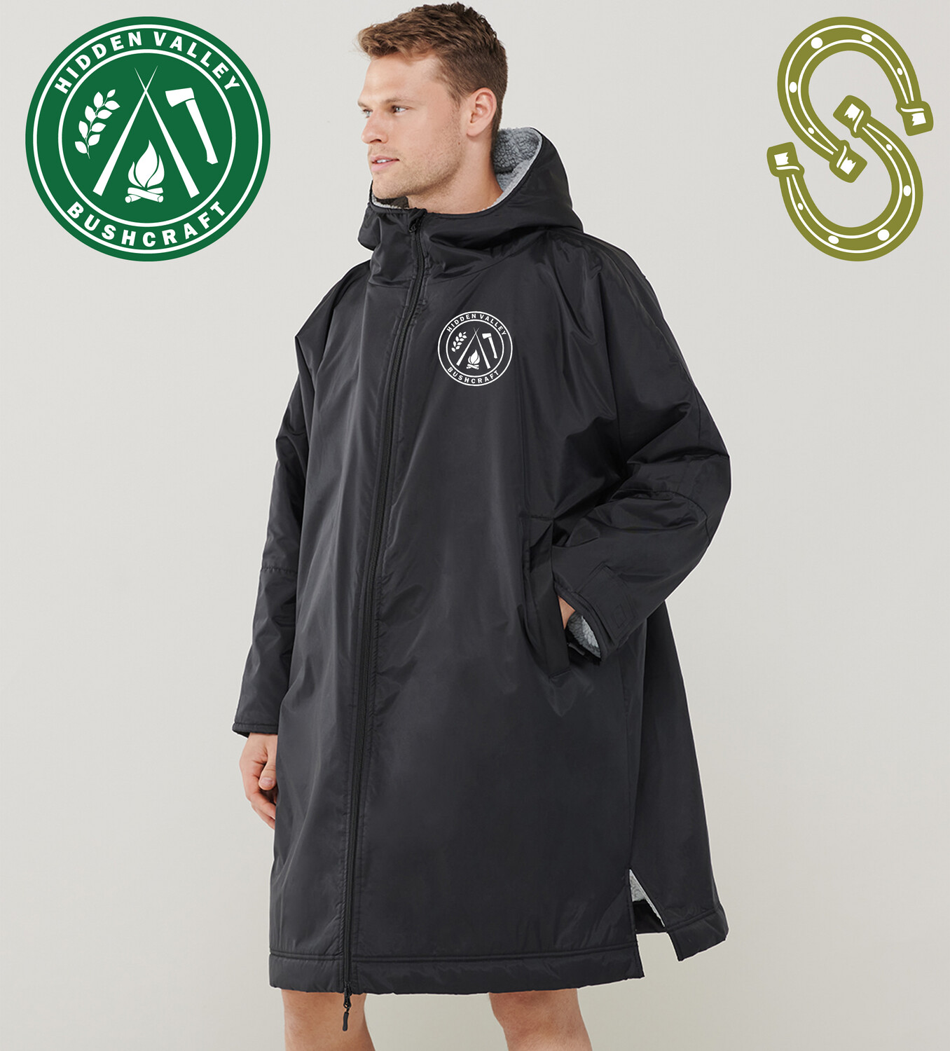 HVB logo All Weather Robe