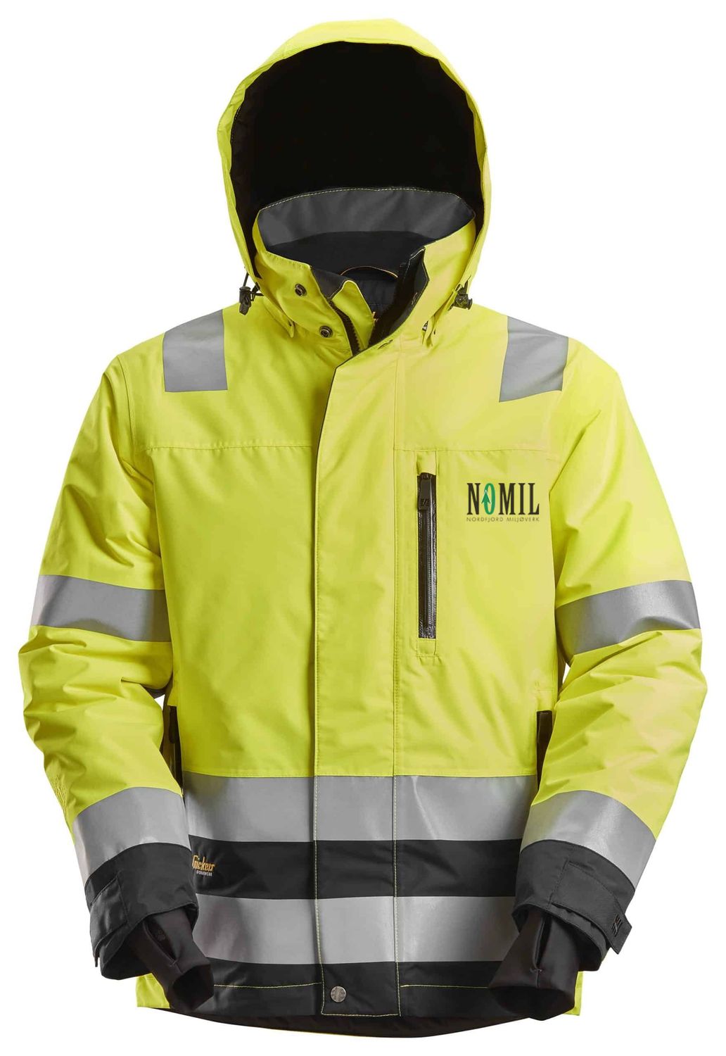 TEST High-Vis vanntett 37.5® vinterjakke, Klasse 3, FARGE: 6604 - High Visibility Yellow - Black (1), STØRRELSE: STR: XS