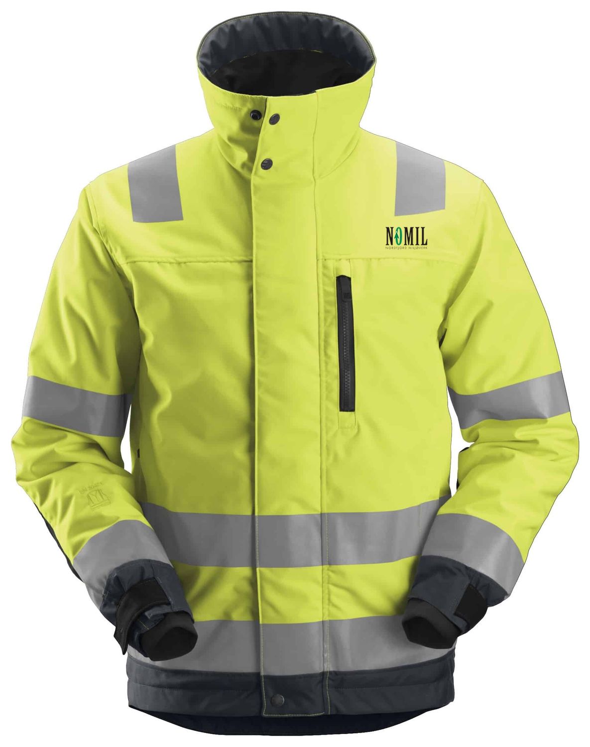 High-Vis 37.5® Vinterjakke, Klasse 3, FARGE: 6658 - High Visibility Yellow - Steel Grey (1), STØRRELSE: STR: XS