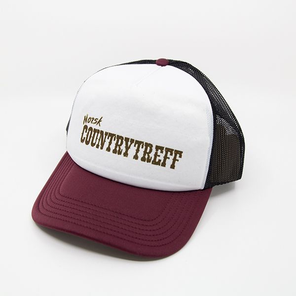 Trucker Caps - burgunder og sort