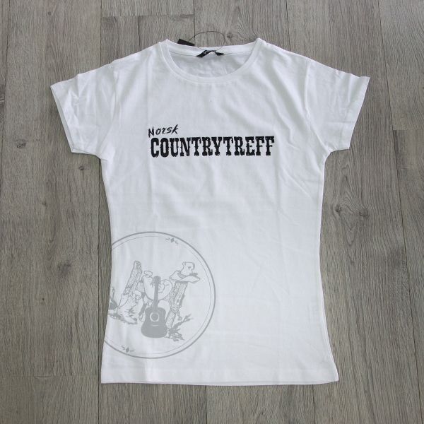 Vintage T-skjorte unisex - hvit