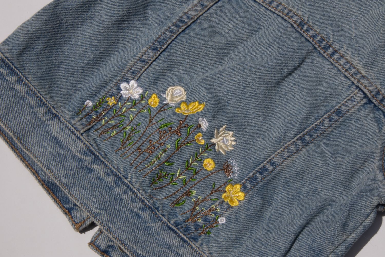 Floral Jean Jacket
