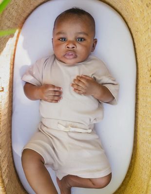 Organic Cotton Short Set | Oatmeal