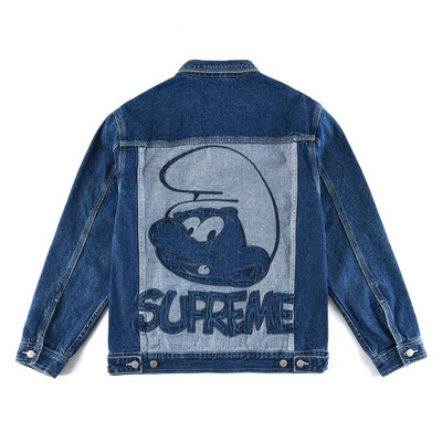 Supreme Smurf Denim Trucker Jacket
