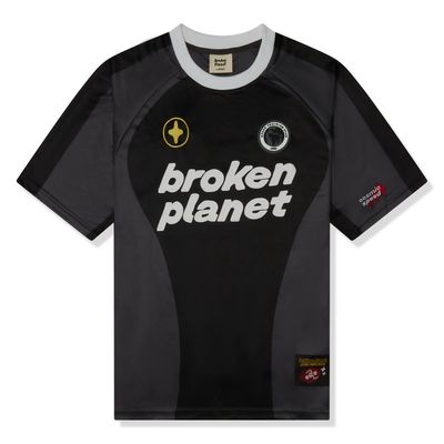 Broken Planet Cosmic Speed Football Shirt Grey