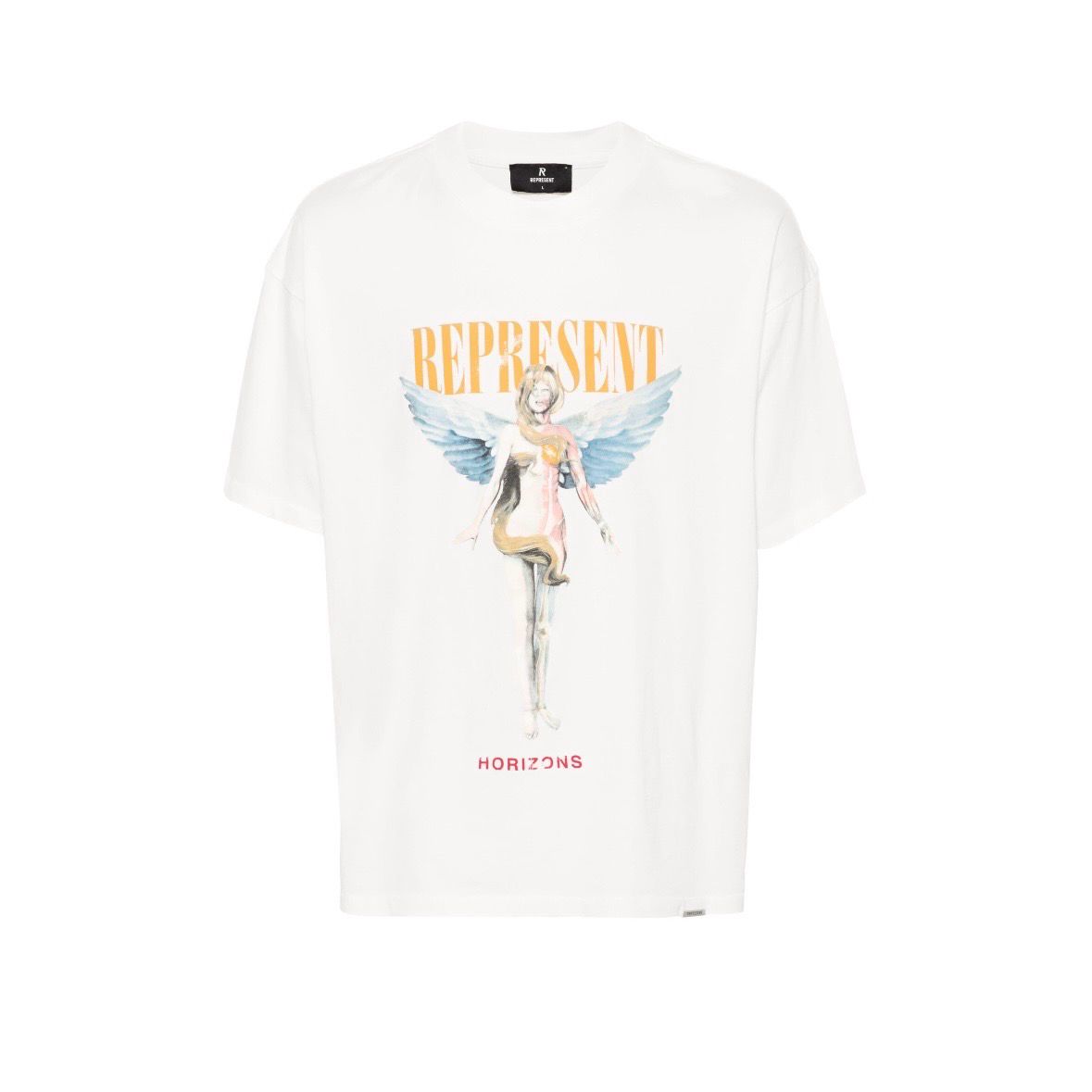 Represent Logo Print Cotton Shirt