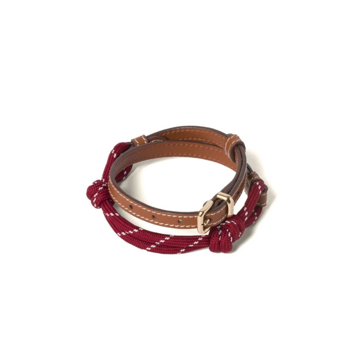 Miumiu Wrap Around Leather Bracelet 