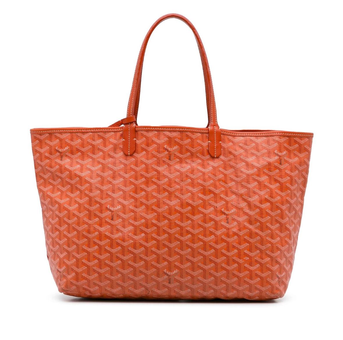 GOYARD Handbag Artois Orange Leather 