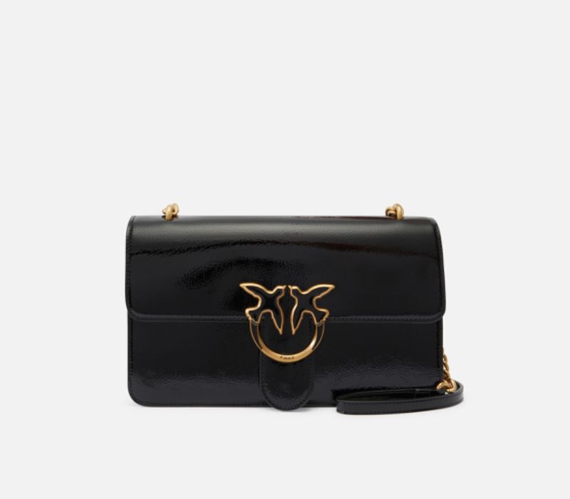 Sac PINKO à bandoulière Love Bag brillant