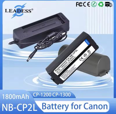 Batterie NB-CP2L NB-CP2LH + chargeur pour Batteries Canon SELPHY NB-CP1L,CP1500 CP1300 CP1200 CP910 CP900 CP800 CP790 CP780 CG-CP200