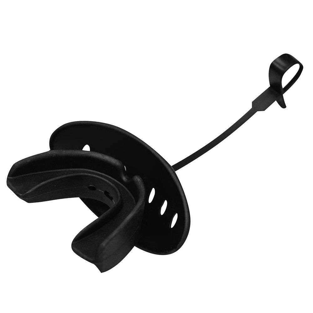 BOIL AND BITE STRAPPED MOUTH-GUARD W LIP PROTECTOR