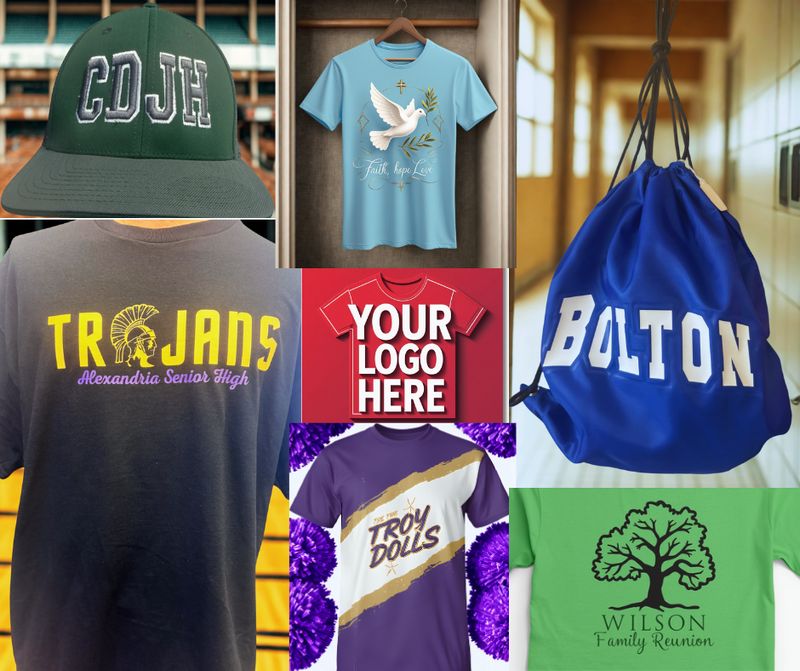 CUSTOM TEE SHIRTS - call 318-443-7327 for info!