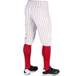 KNICKER CHAMPRO TRIPLE CROWN WHITE W. RED PINSTRIPE