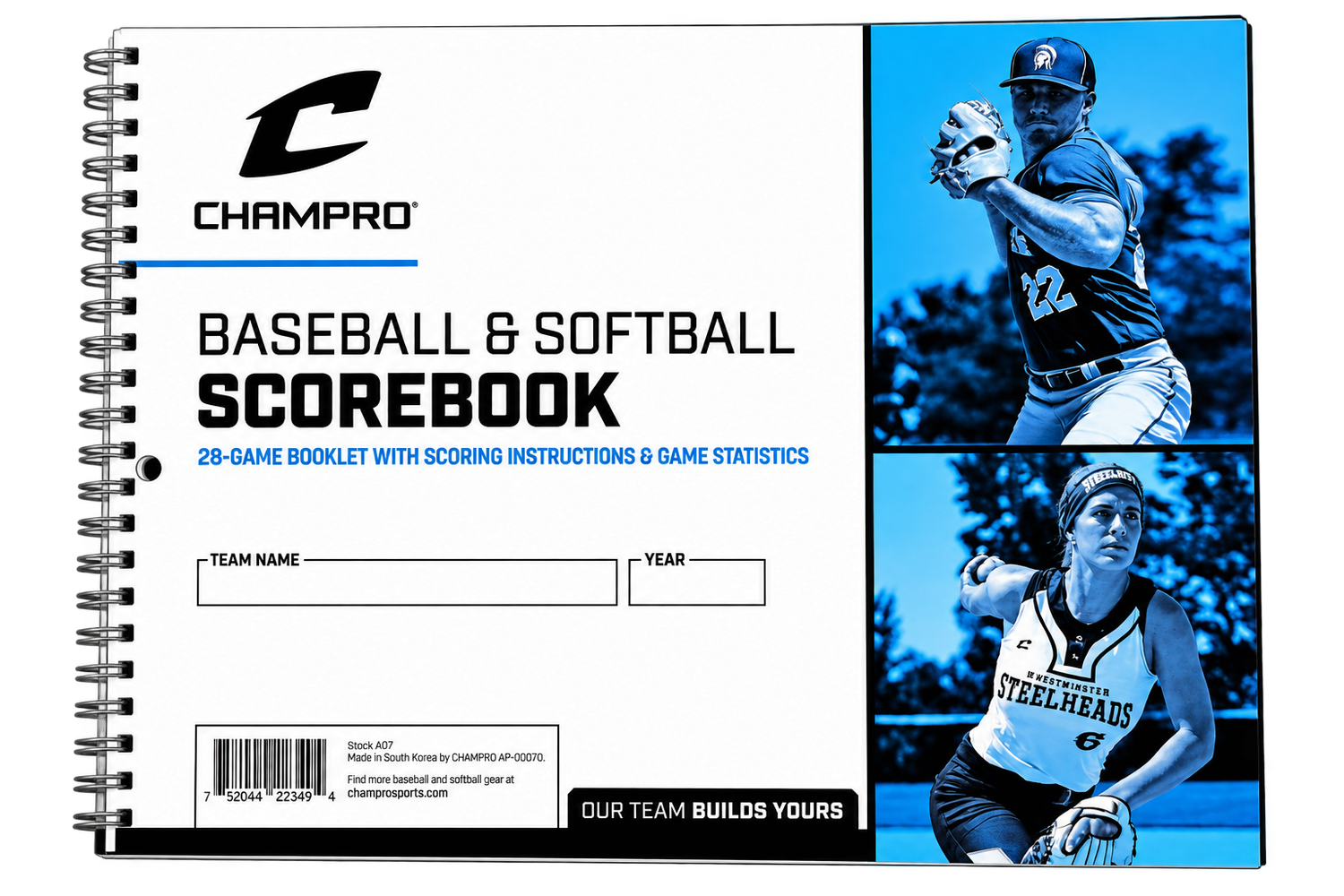 Baseball and Softball Scorebook - Champro