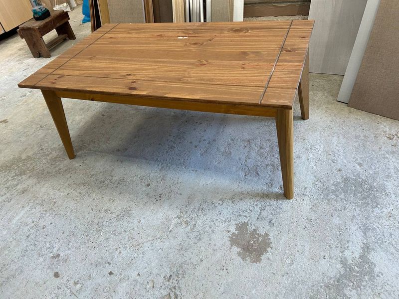 (L2229) Mesa Ratona En Madera Maciza Altura 41 Largo 94 Ancho 56