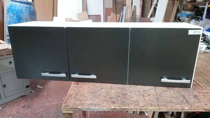 (L1656) Armario Aereo 3 Puertas MDF 120x43x39