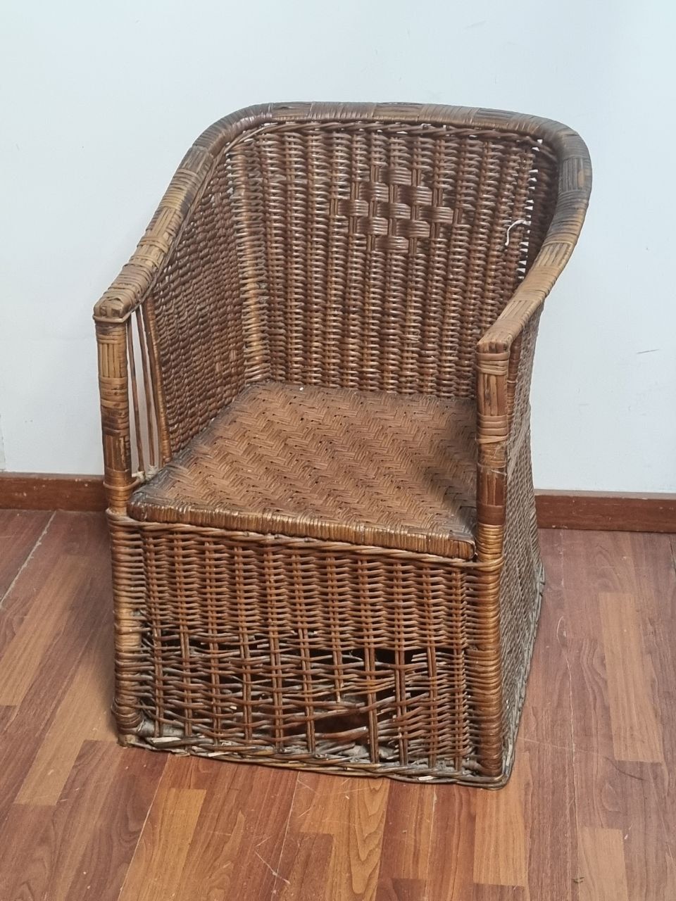 (L852) Sillón Butaca De Ratán 62x60x82