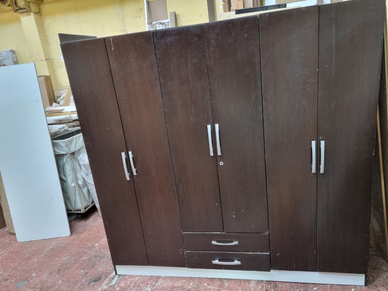 (L899) Ropero Placard 6 Puertas 2 Cajones (182x47x180)