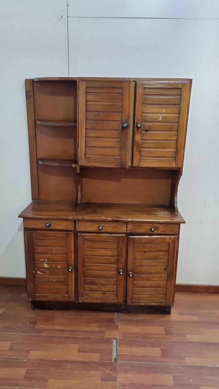 (L581) Alacena De Cocina En Madera (113x37x168)