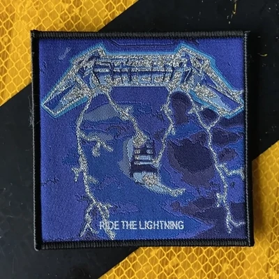 Metallica Ride the Lightning Woven Patch