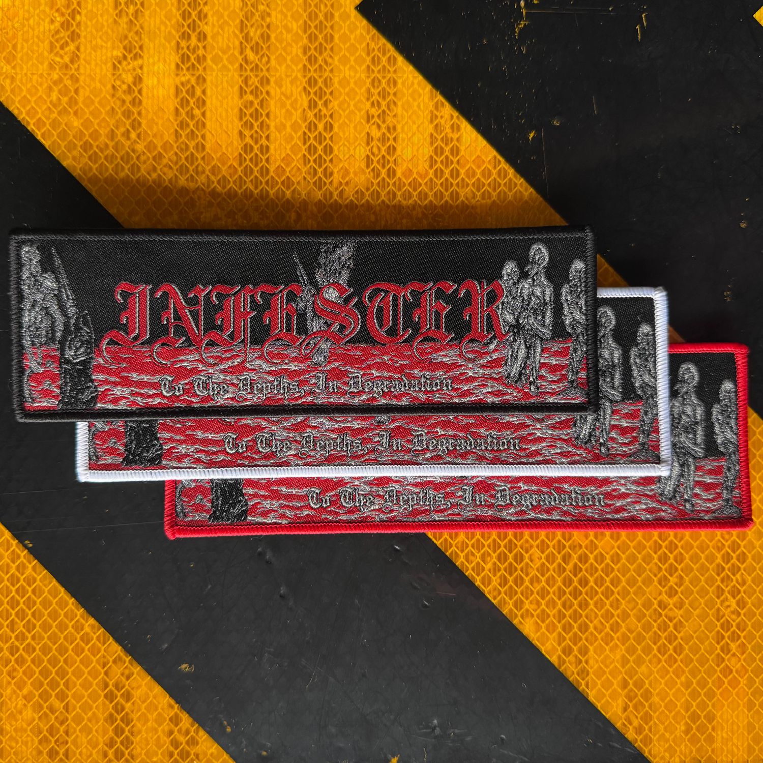 Infester - To the Depths, in Degradation woven patch