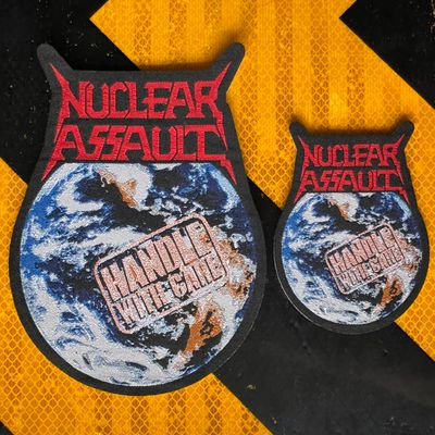 Nuclear Assault - Handle With Care woven patch