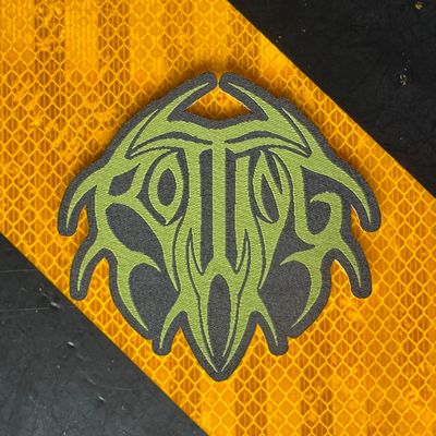 Rotting STANDARD SIZE Logo woven patch