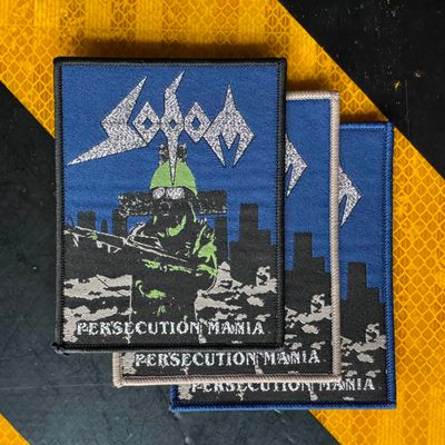 Sodom - Persecution Mania woven patch