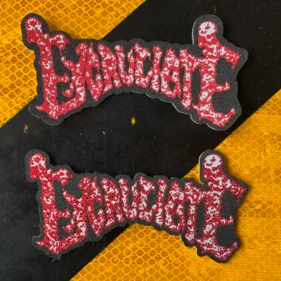 Excruciate Logo SMALL Woven Patch