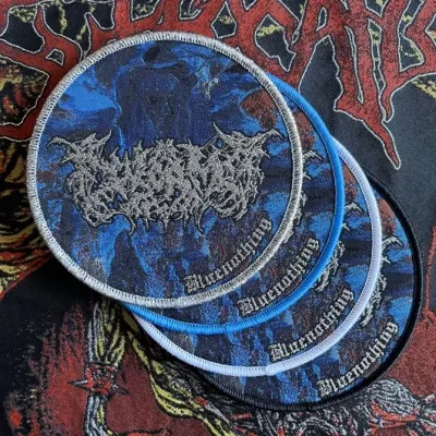 Worm Bluenothing Woven Patch