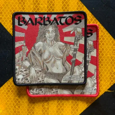 Barbatos Straight Metal War Woven Patch