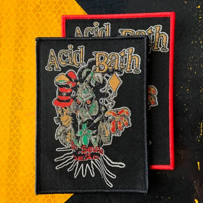 Acid Bath Dr. Seuss is Dead Woven Patch