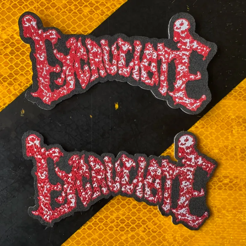 Excruciate Logo SMALL Woven Patch