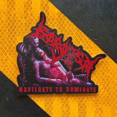 Gorgasm - Masticate to Dominate Woven Patch