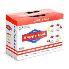 Happy Dad Seltzer Variety Pack 12pk 12oz Cans