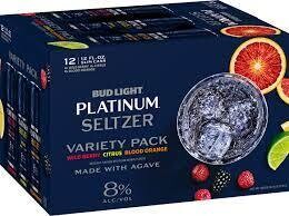 Bud Light Seltzer Platinum Variety 12pk 12oz Cans