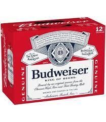 Budweiser 12pk 12oz Cans