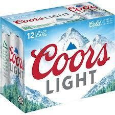 Coors Light 12pk 12oz Cans
