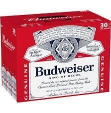 Budweiser 30pk 12oz Cans