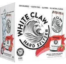 White Claw Raspberry 6pk 12oz Cans