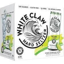 White Claw Lime 6pk 12oz Cans