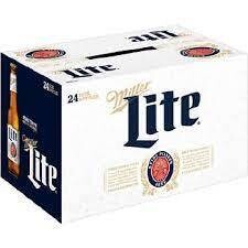 Miller Lite 24pk 12oz Bottles