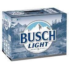 Busch Light 30pk 12oz Cans