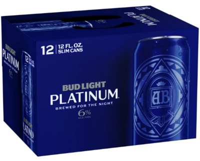 Bud Light Platinum 12pk 12oz Cans