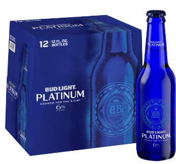 Bud Light Platinum 12pk 12oz Bottles