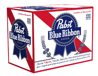 Pabst Blue Ribbon (PBR) 30pk 12oz Cans