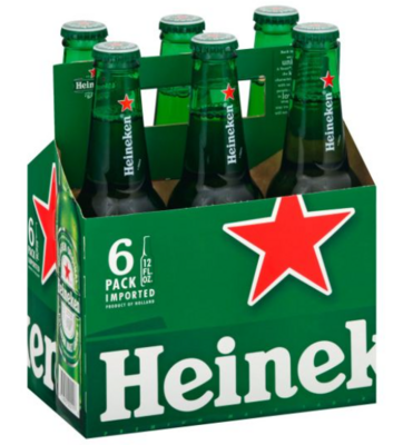 Heineken 6pk 12oz Bottles